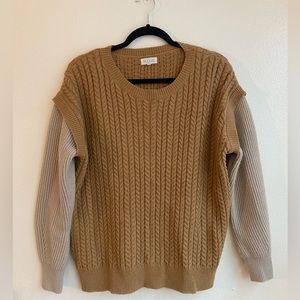Roolee dual toned sweater- medium